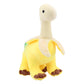 Cute Peeled Banana Brontosaurus Plush Toys Soft Stuffed Dragon Animals Peeled Banana Brontosaurus Toy Kawaii Gift for Kids