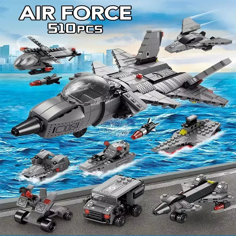 1,186-Piece Building Set: Chinese Navy J-15 "Flying Shark" Carrier-Based Fighter Model — Birthday Gift