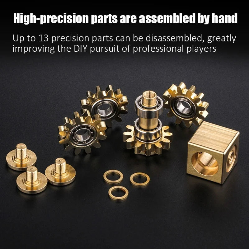 Fidget Toys Cube Metal Spinning Toy Stress Relief Toy For Adults Children Gifts