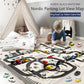 130*100cm Road Mat Children Traffic Car Map 83*58cm Educational Toy Road Plastic Carpet Playmat For Mats City Kids Toys Games