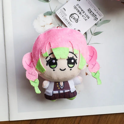12cm Anime Demon Slayer Surrounding Plush Toys, Keychain Figurines, and Small Plush Dolls