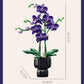 Creative Orchid Cymbidium Eternal Flowers Potted Plant Building Blocks Simulation Phalaenopsis DIY Bricks Toys Valentine's Gift