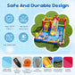 Jump 'N Slide Inflatable Bouncer for Kids, Heavy Duty Blower, Stakes Repair Patches Storage Bag, Indoor Outdoor Bounce House