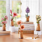 Rolife Wooden 3D Puzzle Sakura Artificial Flower DIY Model Building Kit for Bookshelf Decor Valentine's Day Mother's Day Gift