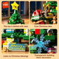 KAVOWORLD 1024pcs Christmas Tree Building Bricks Set with LED Light Up DIY Xmas Tree Home Tabletop Decor Assembly Model Stable Interlocking Building Bricks 3D Puzzle Construction Kit Christmas Party Display Holiday Festive Or