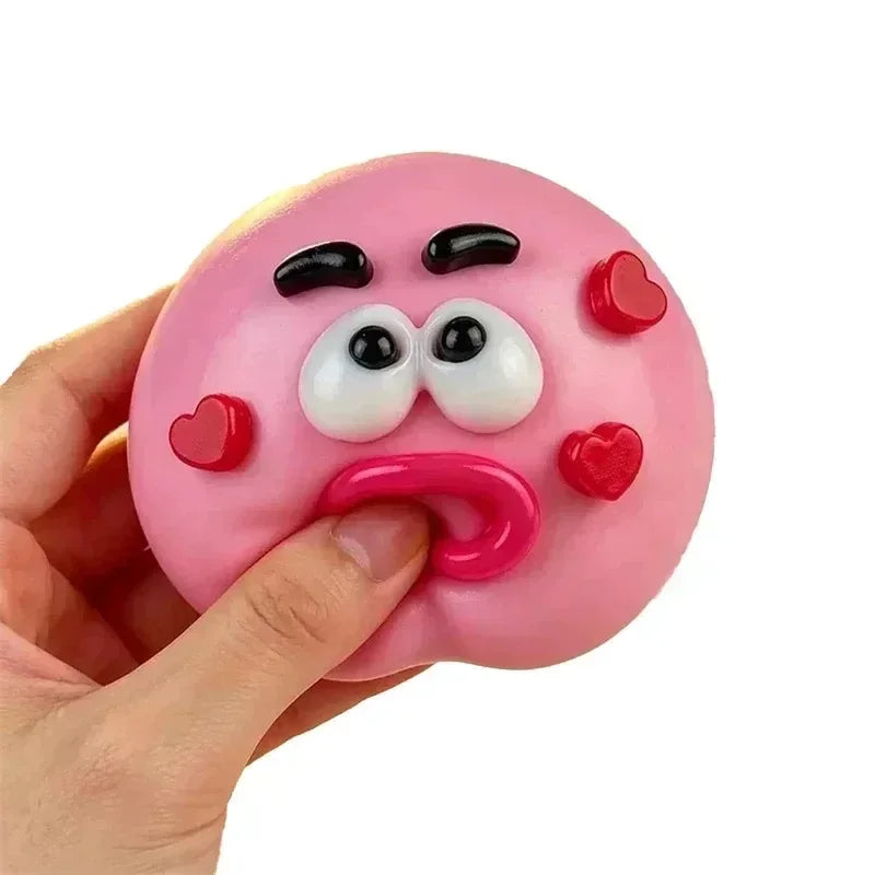 New Smushers Squishy Pinch Pressure Ball DIY Emoticons Dog Face Slow Rebound Squeeze Squishy Soft Decompression Adult Fun Gifts