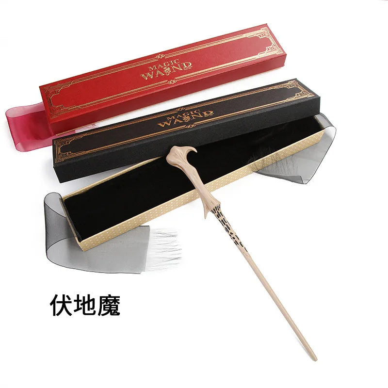 2026Anime Harri Pottee Show Metal Core Magic Dumbledore Wand Children Decoration Toy  For Kids Hermione Bacchetta Di Magic Stick