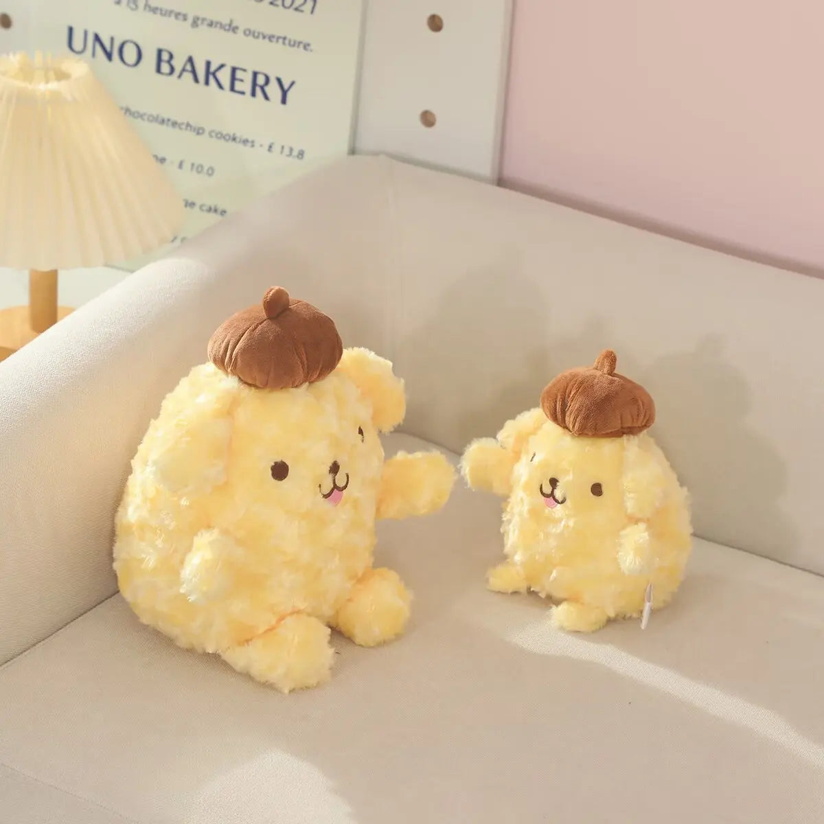 2026 Pom Pom Purin Plush Pillow Cute Comfortable PomPomPurin Stuffed Sofa Cushion Home Decor Xmas Gifts For Girl