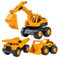 Kids Digger Toy Small Excavator Construction Excavator Dump Truck Toy Digger Vehicle Forklift Inertia Vehicle Toys For Children