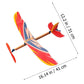 10PCS Airplane Model Rubber Band Powered Glider Planes Bomber Airplane Favor Indoor Outdoor Toys for Kids Airplane Model