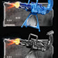 Gatling Rotating Electric Water Gun with Light-Up High Speed Continuous Shooting Powerful Water Blaster Summer Outdoor Toy