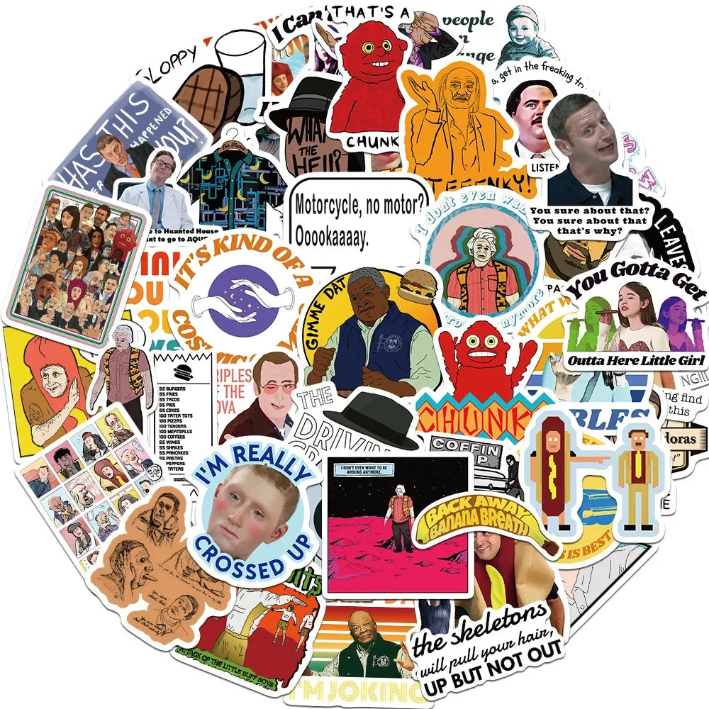50PCS I Think You Should Leave With Tim Robinson Season Stickers Funny Comedy TV Sticker Scrapbook Luggage Laptop Guitar