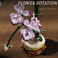 Creative Orchid Cymbidium Eternal Flowers Potted Plant Building Blocks Simulation Phalaenopsis DIY Bricks Toys Valentine's Gift