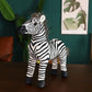Real Life Standing Zebra Stuffed Animal Plush Toy Simulation Zebra Doll Photography Props Christmas Birthday Gifts for Children