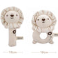 Baby Plush Rattle Cartoon Animals Crib Mobile Bed Bell Toys 0-12 Months Infant Toddler Early Educational Toy for Newborn  Gifts