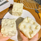 5/6/7CM Jumbo Cheese Cube Stress Ball Shapeable Squeeze Decor Non-Bounce or Bounce ASMR Sensory Anti-Stress Relief Squishy Toy