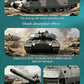 TONGLI Large RC Battle Tank Tracked Off-Road Vehicle, Rechargeable Battery, Multi-Channel Control, Turret Rotation & Elevation, Realistic Sound & Light Effects, All-Terrain Driving, Battle Interaction, Indoor & Outdoor Use, G
