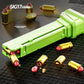 Continuous Firing Building Block Toy Gun Shell Throwing  Airsoft Blowback Empty Hanging Pistol Outdoor CS Weapon for Boys Adult