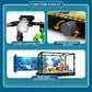 Fishbowl Aquarium Series Building Blocks Sea Turtle Jellyfish Fish Tank With Light Seafloor Assemble Bricks Toy For Children Kid