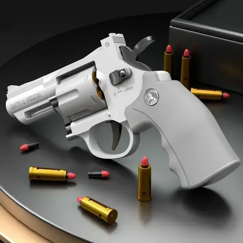 PP ZP5 357 Revolver Launcher Pistol EVA Soft Dart Bullet Toy Gun Airsoft CS Outdoor Shooting Game Weapon Kids Adult Gift