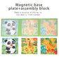 Magnetic Puzzles Games for Kids Busy Quiet Cartoon Animals Jigsaw Book Montessori Baby Educational Toys Children's Early Gifts