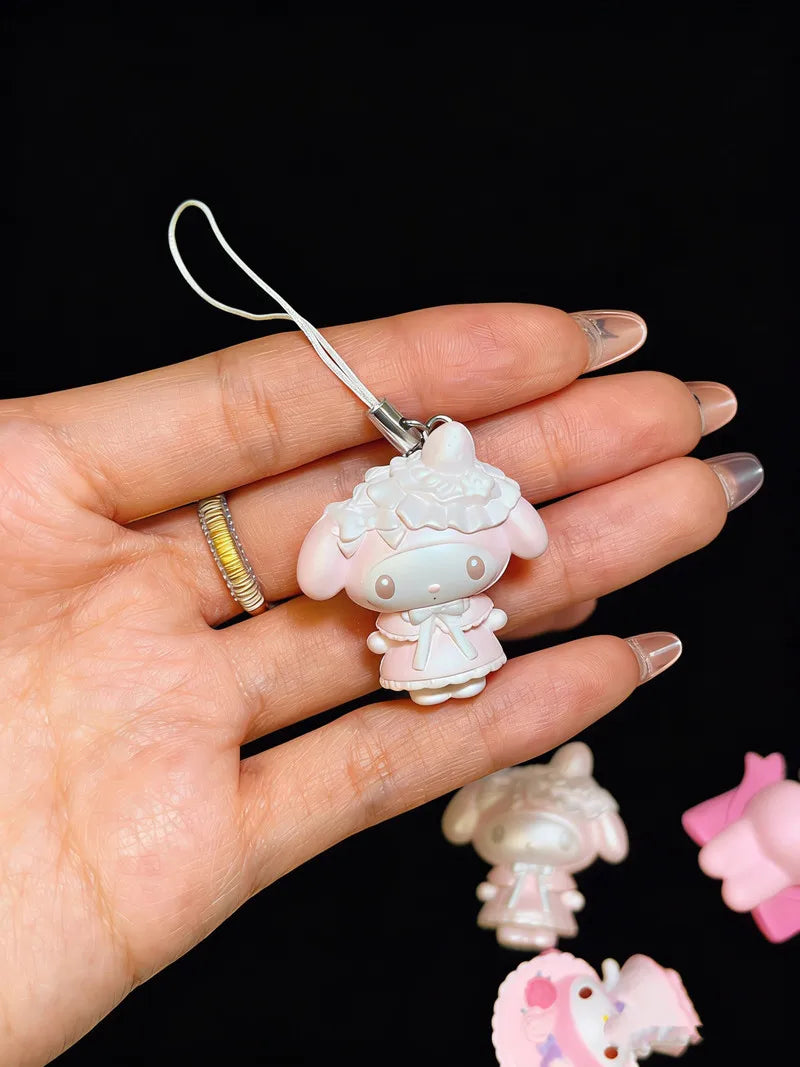 New Product In Stock Anime My Melody Ballet Rabbit Pendant Blind Box Cute Bag Hanging Gift For Fans' Holiday Surprise