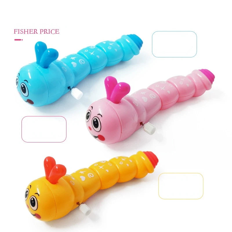 1 Piece Caterpillar Clockwork Cute Cartoon Animals Wind Up Toys  Caterpillar Shape Crawling Toy Gift