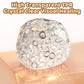 ASMR Crunch Squishy Ball Clear Ice Bead Squeeze Fidget Toy Super Soft Mochi Sensory Stress Relief Squeezing Ball Anti‑Stress Toy