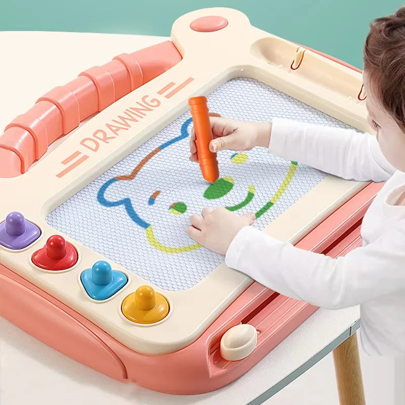 Baby Magnetic Drawing Board | Educational Doodle Sketch Pad for Kids