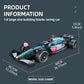 KAVOWORLD 1:8 Scale Formula Style Racing Car Building Blocks Set Steerable DIY Technical Bricks Toy for Children Birthday Gifts