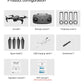 Brushless Motor Foldable Drone Optical Flow Drone 360° Rolling Trajectory Flight Headless Mode Speed Adjustment APP Control Drone