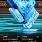 Full Auto Electric Water Gun Toy with Flashing Light Rapid-Fire Motorized Blaster for Summer Outdoor Fun & Kids Play Game