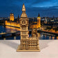 1 Wooden DIY Big Ben Clock, a Creative 3D Jigsaw Puzzle, Ideal as a Festive Gift or Home Decoration.