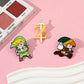 Anime Game Badges Enamel Brooches Metal Lapel Pins for Backpacks Costume Fashion Jewelry Cosplay Accessories Gifts