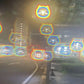 yiji  Stick Kawaii Handheld  Filter Diffraction  Photography  ハチワレ Glasses Special Effect Card Birthday Gifts うさぎ