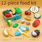 Children Toys Cutting Fruits and Vegetables Set for Kids Pretend Play Simulation Kitchen Toy Montessori Baby Toys for Girls Boys