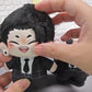 JJK Anime Plush Doll Cute Gojo and Geto Plushies Kawaii Bag Pendant Geto Suguru Stuffed Animals Doll Pillow Home Decor Kids Gift
