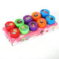 10pcs Assorted Stamps for Self-ink Stamps Toy Stamps Smiley Face Seal Scrapbooking DIY Painting Photo Album Decoration