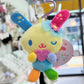 NEW 10CM usahana Crown Heart Plush Toy Pendant cute Sanrio Blink usa ha na Tricolor Bunny Fuzzy Animal Rabbit Girly Plush Doll