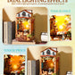 Rolife DIY Book Nook Kit Sunset Isle Bookends Wooden 3D Puzzle Model Building Kit for Bookshelf Decor Gift for Adult Book Lovers
