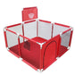 Baby Playground Playpen Corralito for Baby Toddlers with Thicken Steel Pipes Kids Play Park Activity Fence Ball Box Game Playpen