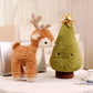 Gingerbread Plush Toy – Caramel Chocolate Stuffed Xmas Cushion Doll