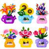 DIY Flower Toys Montessori Arts Crafts Non-weaving Handicrafts Flowerpot Toys for Kid Gift Early Preschool Educational Gift