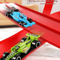 Flexible Race Track Children Toys DIY Double-track Racing Car Ramp Compatible 1/64th Cars Portable Rolls Up Boy Christmas Gift