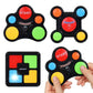 Children's Memory Game Machine LED Light Sound Effect Multi-Person Interactive Toys Training Hand-Eye Coordination Game Machine
