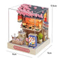 Doll House Kit Mini DIY Flower House Handmade 3D Puzzle Assembly Building Toys Home Bedroom Decoration With Furniture DollHouses
