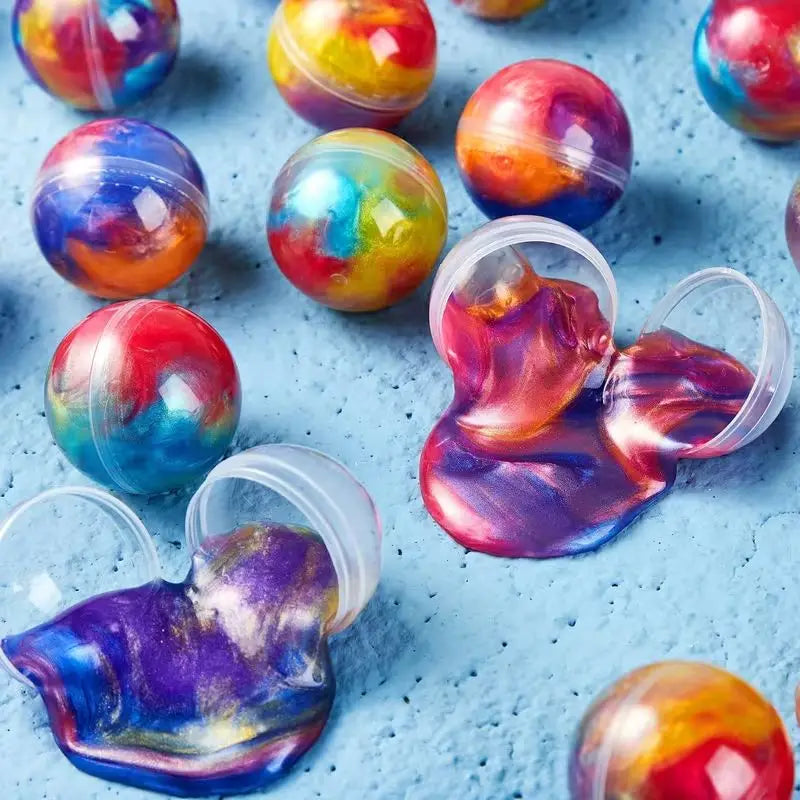 24/36 Packs Of Stretchy Slime Balls Party Favors Non-sticky No-Mess Slime For Boys & Girls Classroom Rewards & Christmas Party Supplies