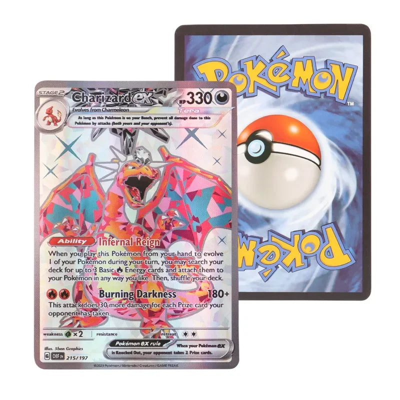 60/100Pcs English Pokemon Cards Shining MEGA GX Vmax TAG EX Vstar V Collection Cards Toys Children Gift