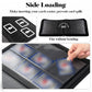 9 Pocket Zipper Card Binder, 360 Trading Card Holder Book, Premium PU Cover Zip Binder for Cards, Durable Side Loading Card