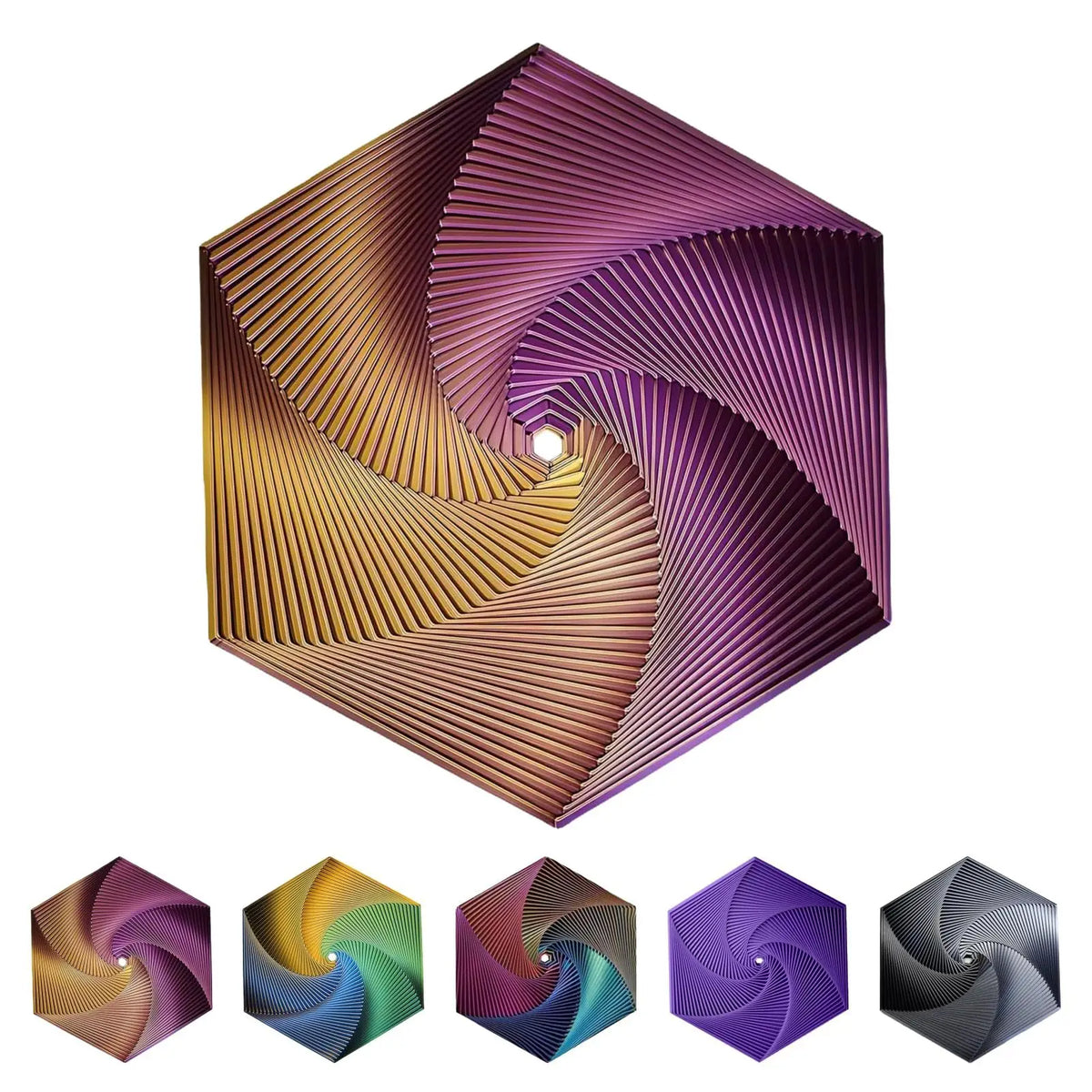 3D Printing Fractal Fidget Hexagon Stress Relief Artifacts Venting Toys For Children and Adults with Irritability and Depression